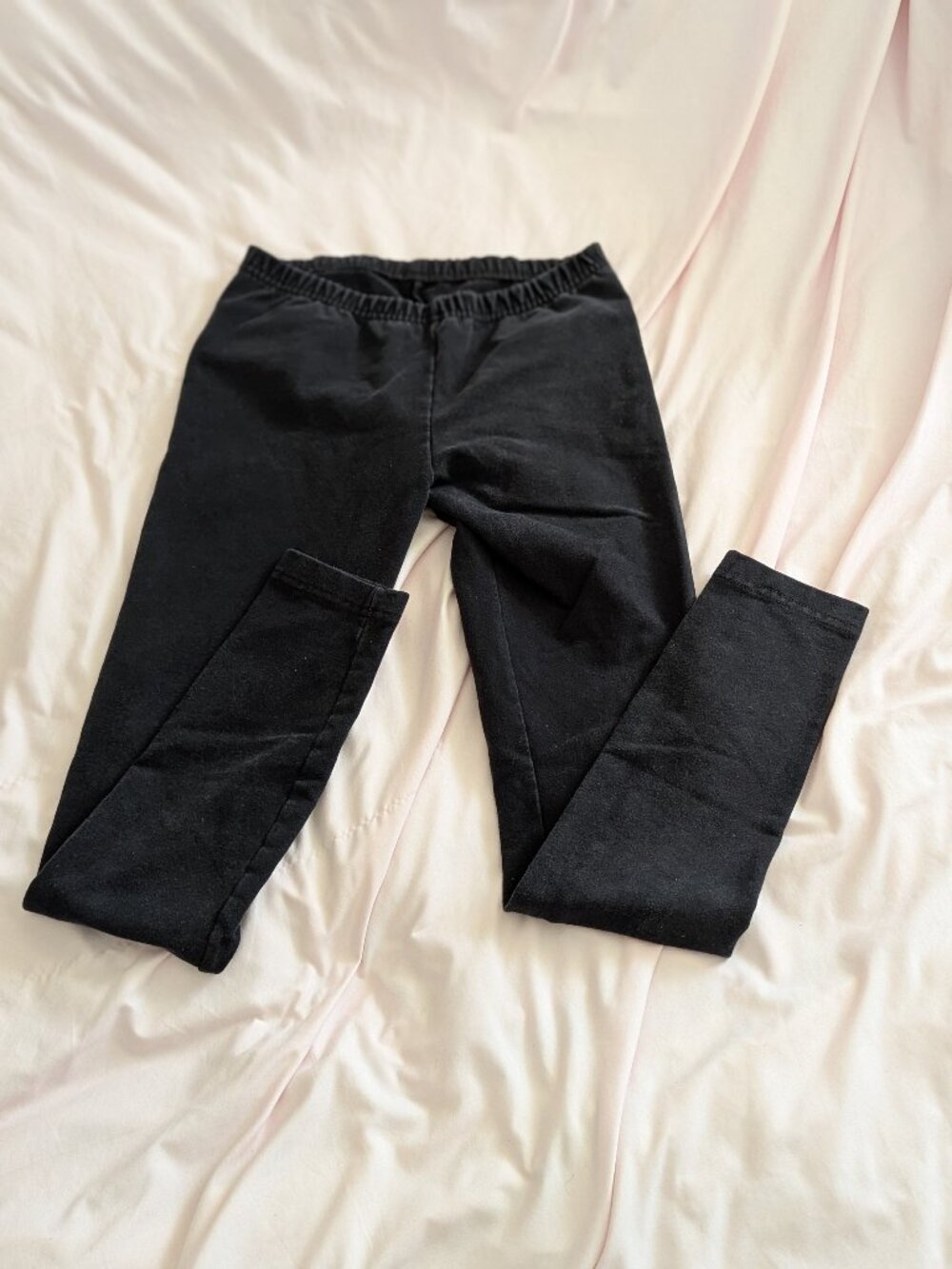 American Apparel Black Cotton Leggings Size M